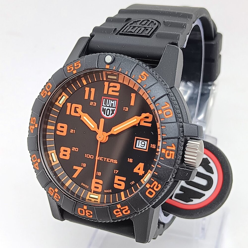 Luminox XS.0329 Leatherback Sea Turtle Men's 44mm Black Carbonox Tritium Watch